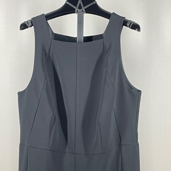 NEW Ann Taylor Dress Womens 12 black midi sheath pencil classic cocktail - Picture 2 of 9